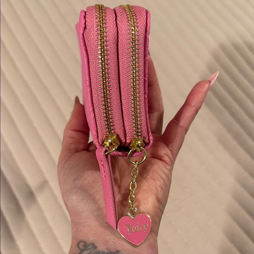 Juicy Couture Pink Embossed Wallet - Picture 7 of 9